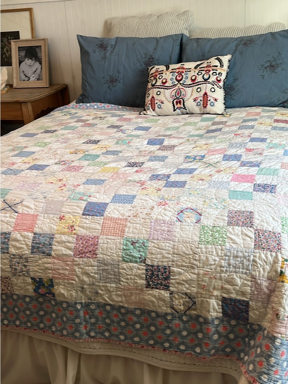 Vintage patchwork quilt